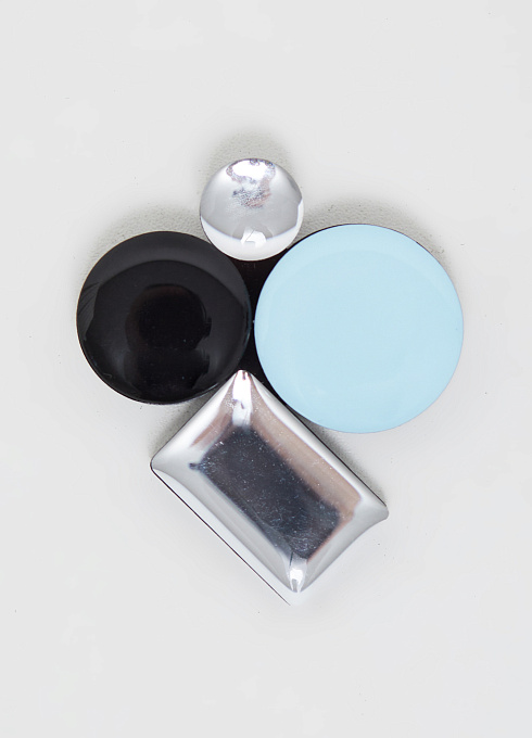  GRIOL. Брошь Виноградная гроздь (серебро-синий) GRIOL