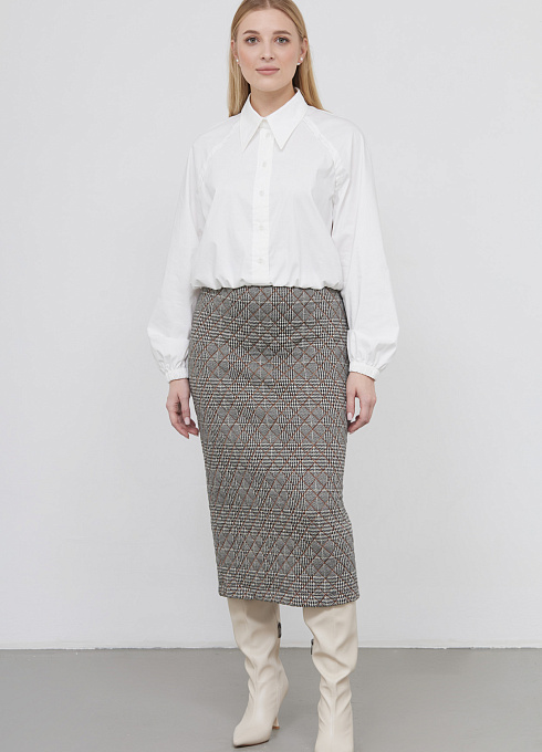  GRIOL. Юбка жен. 350060.03313.1101P Серый GRIOL