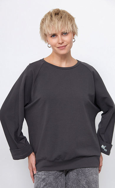  GRIOL. Джемпер жен. 311139.03313.7700E Тёмно-серый 