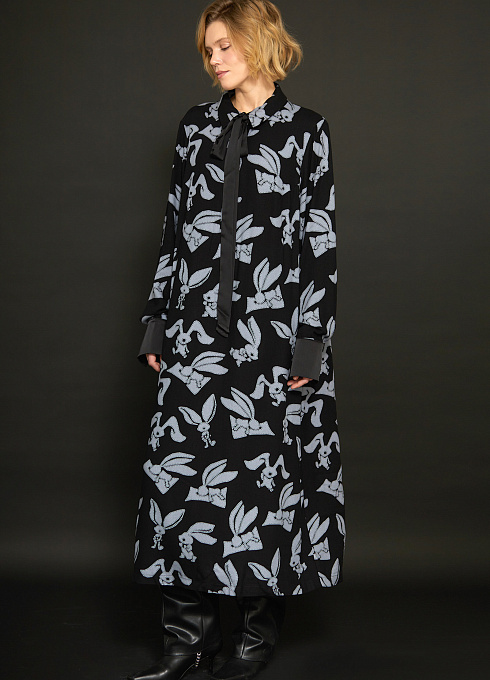  GRIOL. Платье жен. 360329.03312.8278А Черный/серый GRIOL