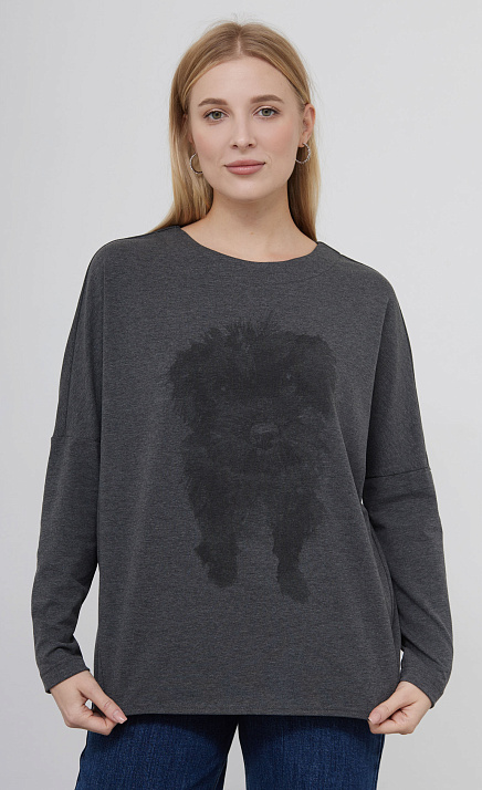  GRIOL. Джемпер жен. 310657ГНР.6_313.7600M Антрацит 