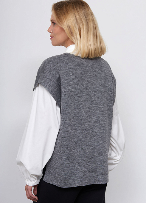 Жилет жен. 380045К.33303.7600M Серый  (1)