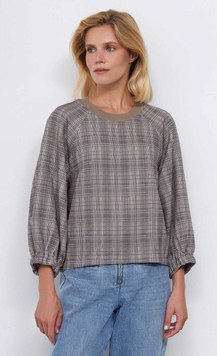 Блуза oversize в клетку GRIOL