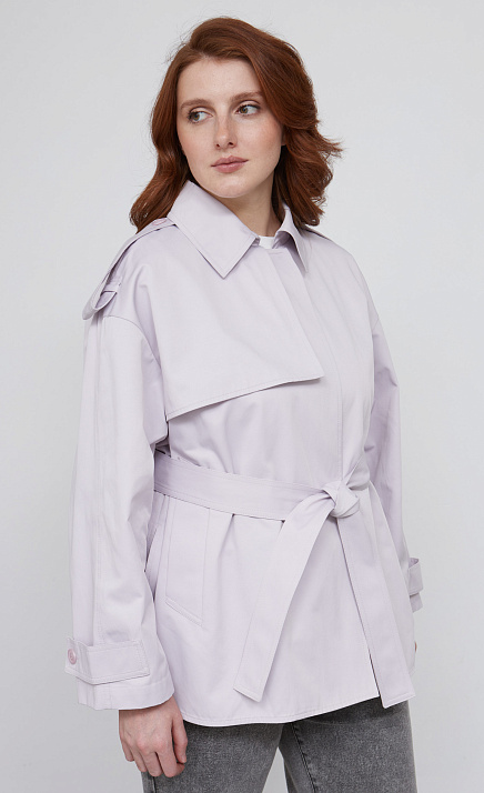 GRIOL. Плащ жен. 504490.11209.6700N Сиренево-серый GRIOL GRIOL. Плащ жен. 504490.11209.6700N Сиренево-серый