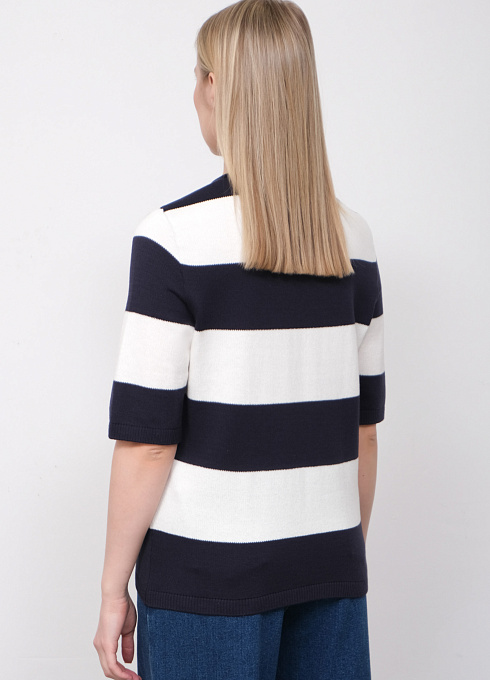 Джемпер жен. 310444П.33303.0296S Бело-синий  (1)