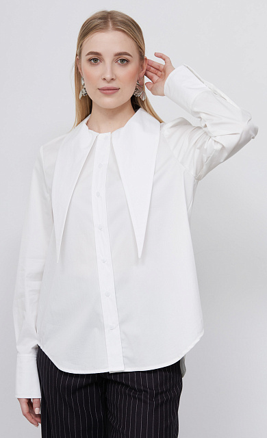 Рубашка с акцентным воротником GRIOL