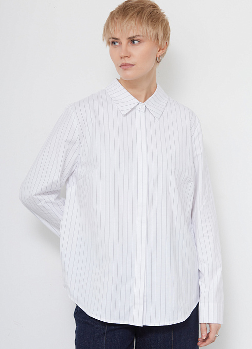 Рубашка oversize в полоску GRIOL