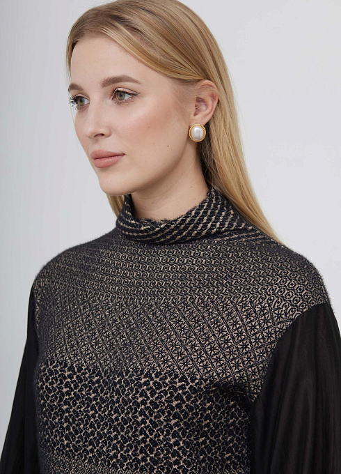  GRIOL. Джемпер жен. 310442.33303.8209Y бежевый/черный GRIOL