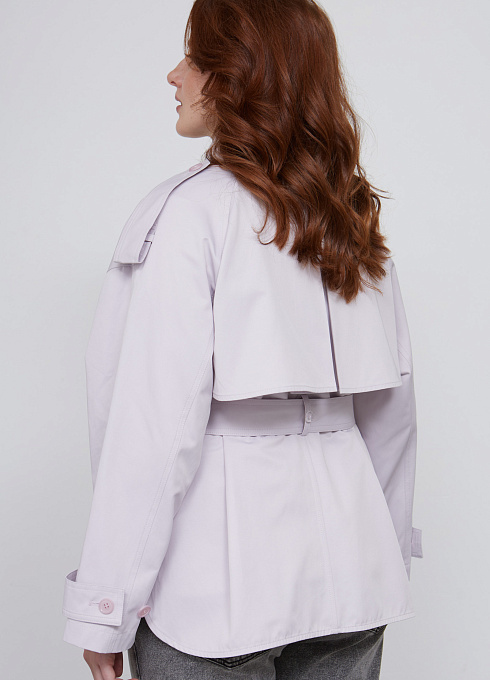 Плащ жен. 504490.11209.6700N Сиреневыо-серый  (4)