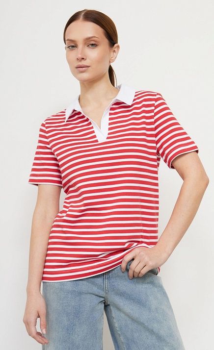  GRIOL. Джемпер жен. 311009К.6_313.0245S Бело-красный 