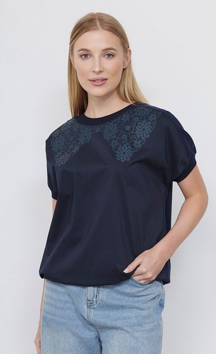 GRIOL. Джемпер жен. 311030.03313.9898E Тёмно-синий GRIOL GRIOL. Джемпер жен. 311030.03313.9898E Тёмно-синий