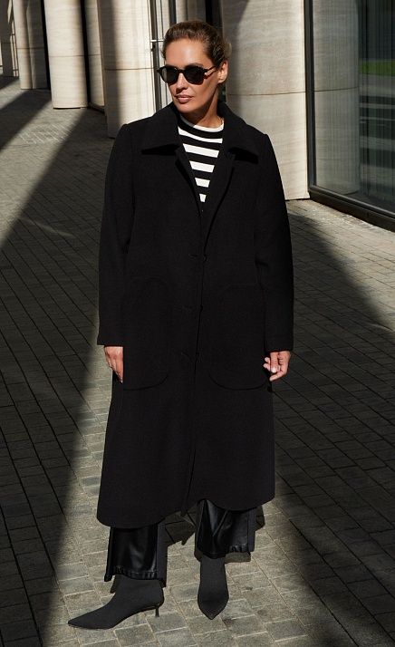 GRIOL. Пальто жен. 534235.11208.8200N Чёрный GRIOL GRIOL. Пальто жен. 534235.11208.8200N Чёрный