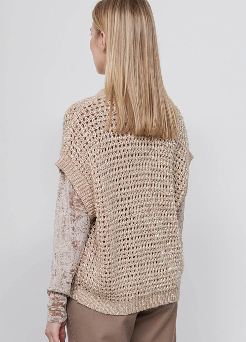  GRIOL. Жилет жен. 388106.42303.0600N Бежевый GRIOL