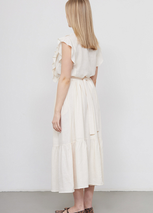  GRIOL. Платье жен. 363423А.11312.0700N Молочный GRIOL