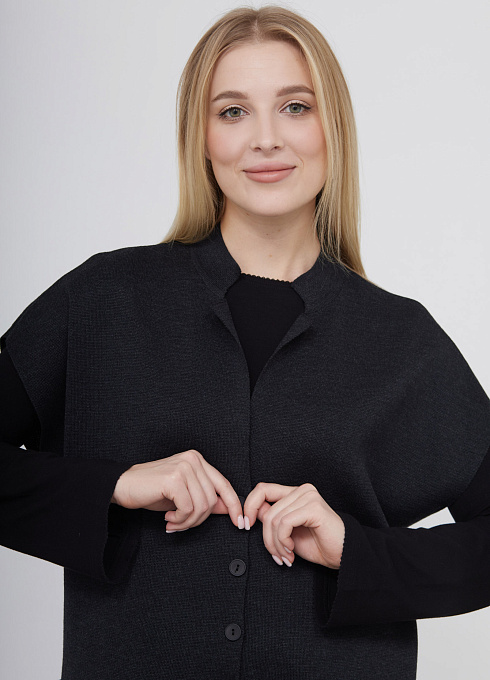  GRIOL. Жилет жен.380067от.33303.7400N Антрацит GRIOL