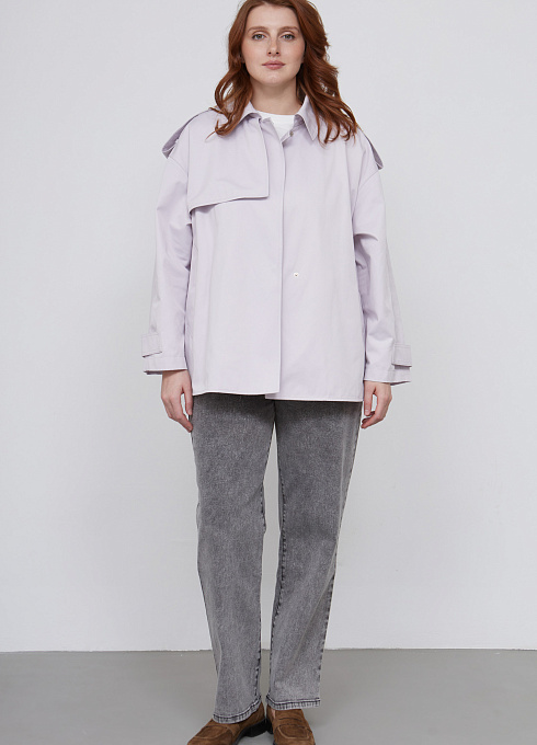 Плащ жен. 504490.11209.6700N Сиреневыо-серый  (2)