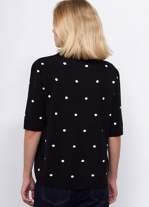  GRIOL. Джемпер жен. 310447.33303.8202D Чёрно-белый GRIOL