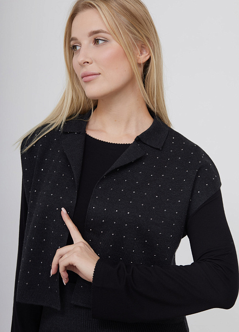  GRIOL. Жакет жен. 380088ОТ.33303.7400N Антрацит GRIOL