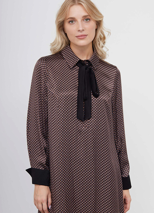  GRIOL. Платье жен. 360329.03312.1101Y Коричневый GRIOL