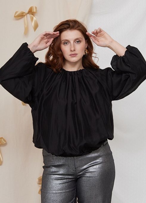 Блузка-баллон из тенселя GRIOL