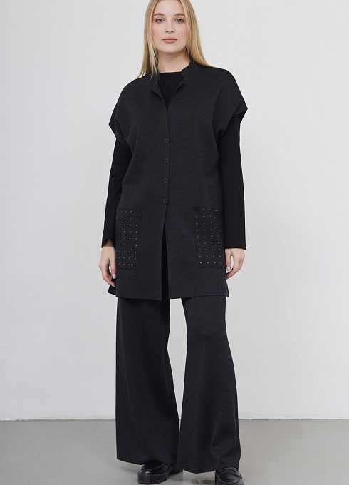  GRIOL. Жилет жен.380067от.33303.7400N Антрацит GRIOL