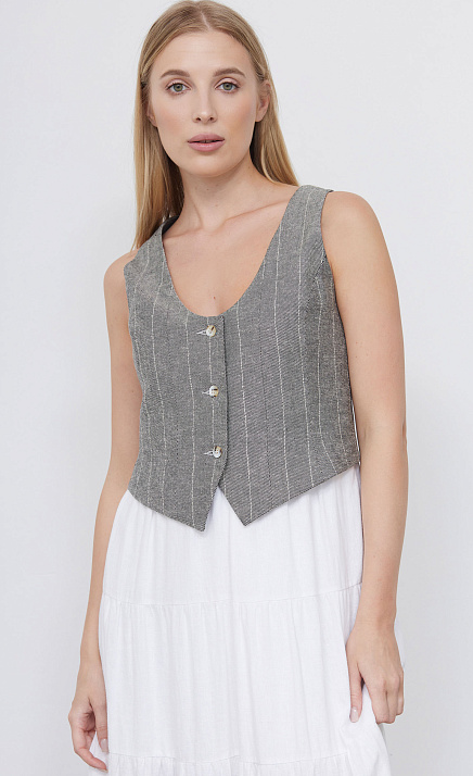  GRIOL. Жилет жен. 388321.11312.8002S Серый 