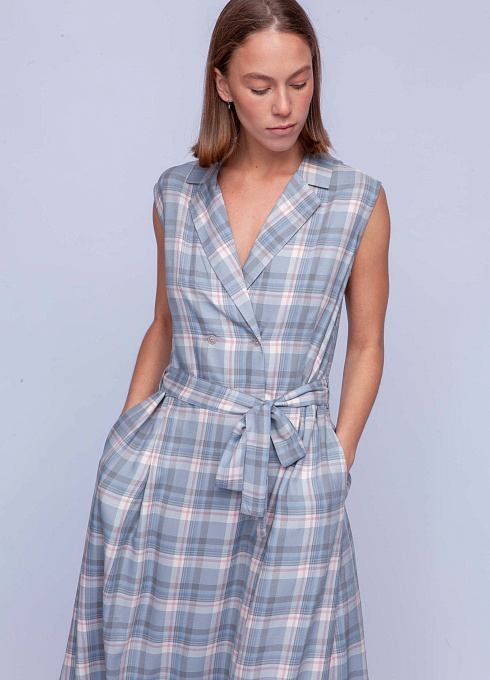  GRIOL. Платье жен. 360221.09312.1664P Голубо-розовый GRIOL