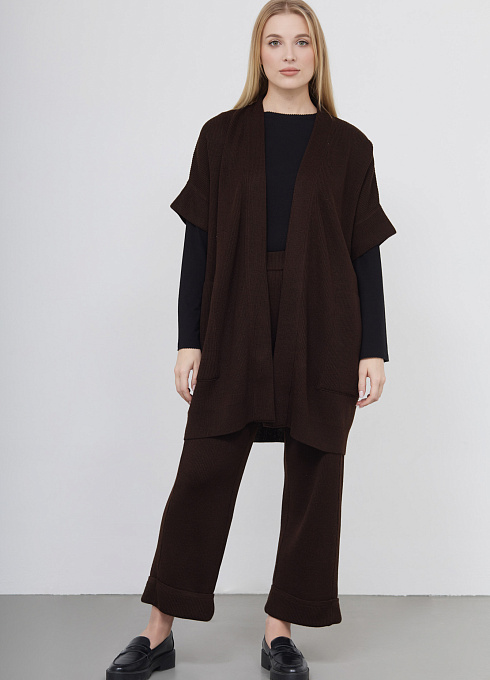  GRIOL. Жилет жен. 380089.33303.1100N Коричневый GRIOL