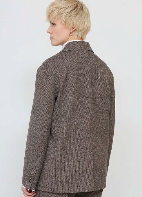 Жакет жен. 378176Г.11313.1103M Тёмно-коричневый (6)