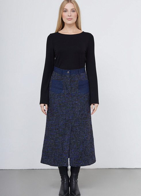  GRIOL. Юбка жен. 350062.03312.9911M Синий GRIOL