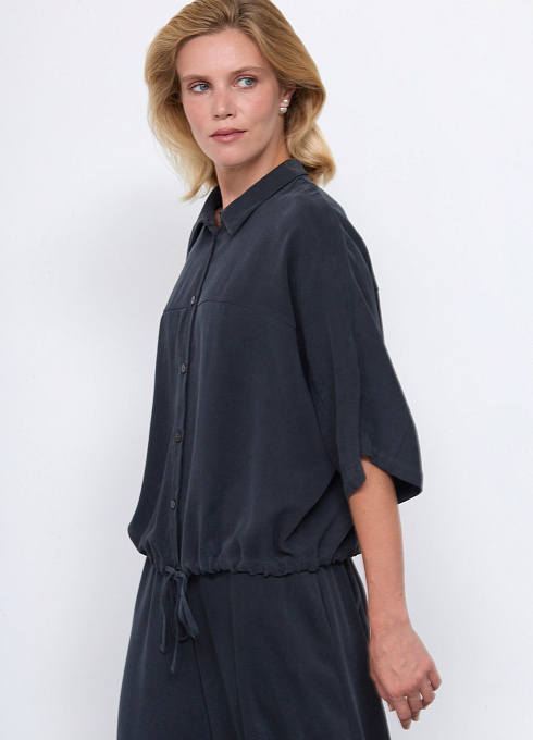 Блузка oversize на кулиске GRIOL