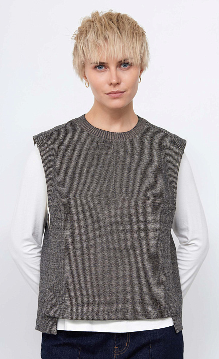  GRIOL. Жилет жен. 380025.03313.8203Y Серый меланж 