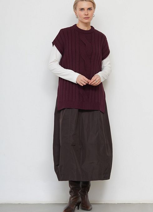 Юбка жен. 358400А.11312.5900N Коричневый (2)