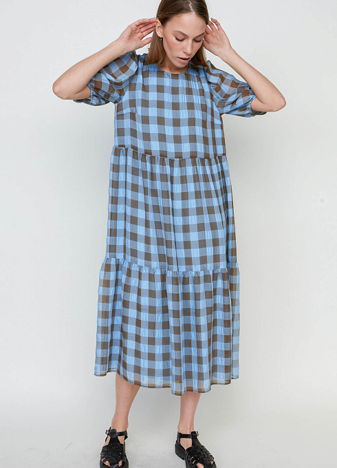  GRIOL. Платье жен. 368105.11312.1704P Небесно-голубой GRIOL