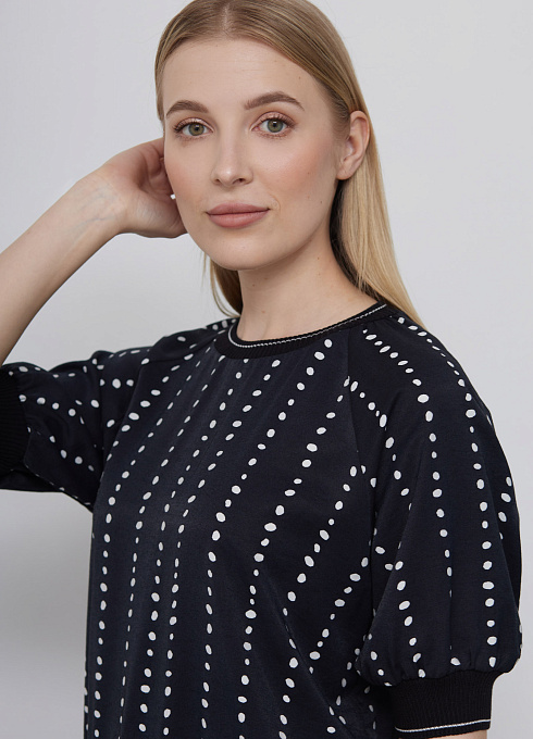 Блуза жен. 310903РВ.03312.8202I Черный  (1)