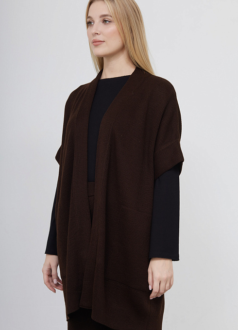  GRIOL. Жилет жен. 380089.33303.1100N Коричневый GRIOL