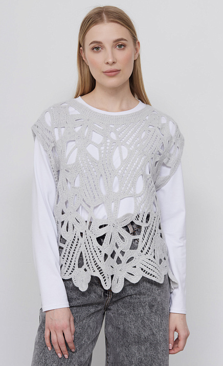  GRIOL. Жилет жен. 384502.42303.7700F Серый 