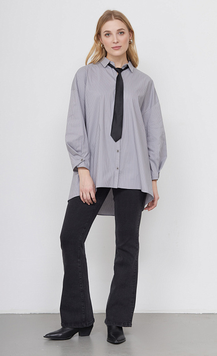 Блузка oversize из хлопка GRIOL