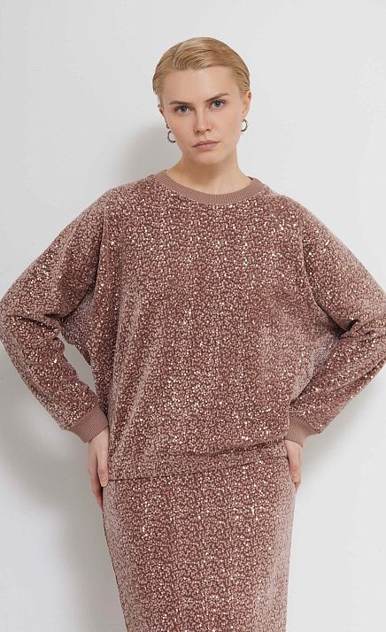  GRIOL. Джемпер жен. 311003НП.6_313.0505L Розово-бежевый 