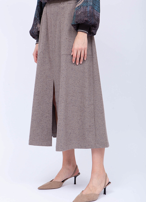  GRIOL. Юбка жен. 350056.03312.3400N Кофейный GRIOL