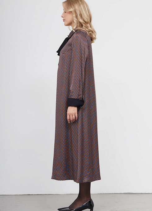  GRIOL. Платье жен. 360329.03312.1101Y Коричневый GRIOL