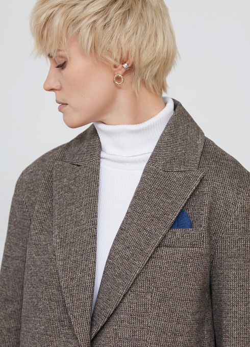 Жакет жен. 378176Г.11313.1103M Тёмно-коричневый (1)