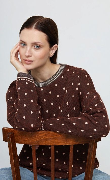  GRIOL. Джемпер жен. 310464.33303.0359D Коричневый 