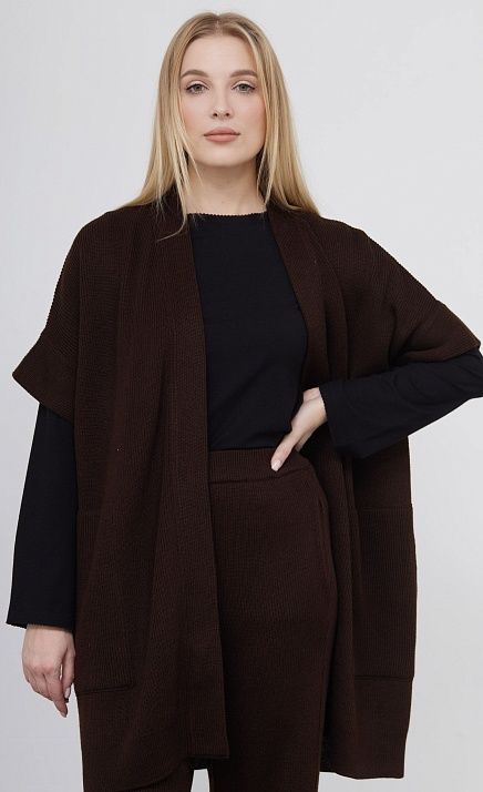  GRIOL. Жилет жен. 380089.33303.1100N Коричневый 