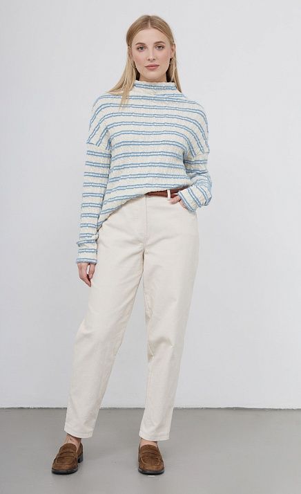  GRIOL. Джемпер жен. 310940.03313.0719S белый/голубой 