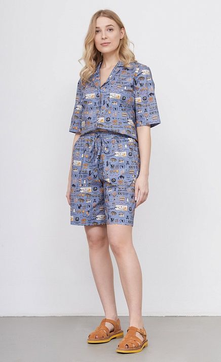  GRIOL. Шорты жен. 320320БШ.03312.8401A мультиколор 