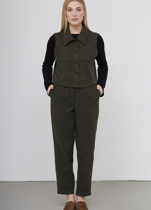  GRIOL. Жилет жен. 380093.09312.3100N Зелёный GRIOL