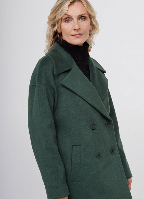  GRIOL. Пальто жен. 534390.11208.2900N Изумрудный GRIOL