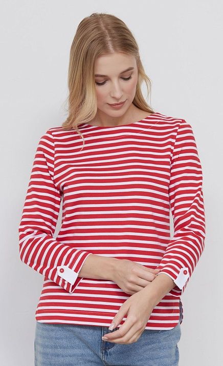 GRIOL. Джемпер жен. 311034УКР.6_313.0245S Бело-красный GRIOL GRIOL. Джемпер жен. 311034УКР.6_313.0245S Бело-красный