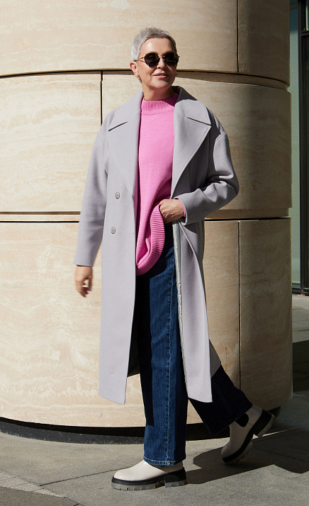  GRIOL. Пальто жен. 533991.11208.8900N Лавандовый 